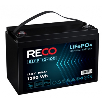 Akumulator RECO LiFePO4 100Ah 12,8V RLFP12-100
